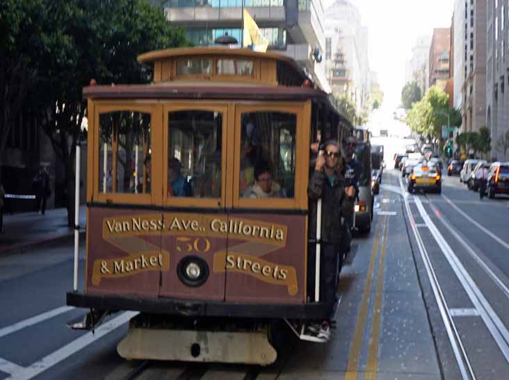 MUNI California cable car 50